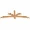 Ekena Millwork Davenport Timber Gable Bracket, Western Red Cedar, 60"W x 22"H x 1 1/2"D x 3 1/2"F, 9/12 Pitch GBW060X22X0204DAV00SWR - alternate 2